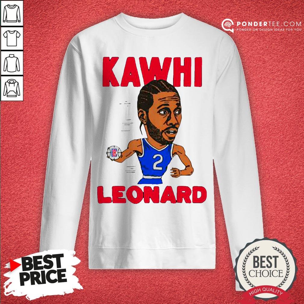 02nd Kawhi Leonard Los Angeles Clippers Shirt - Image 4