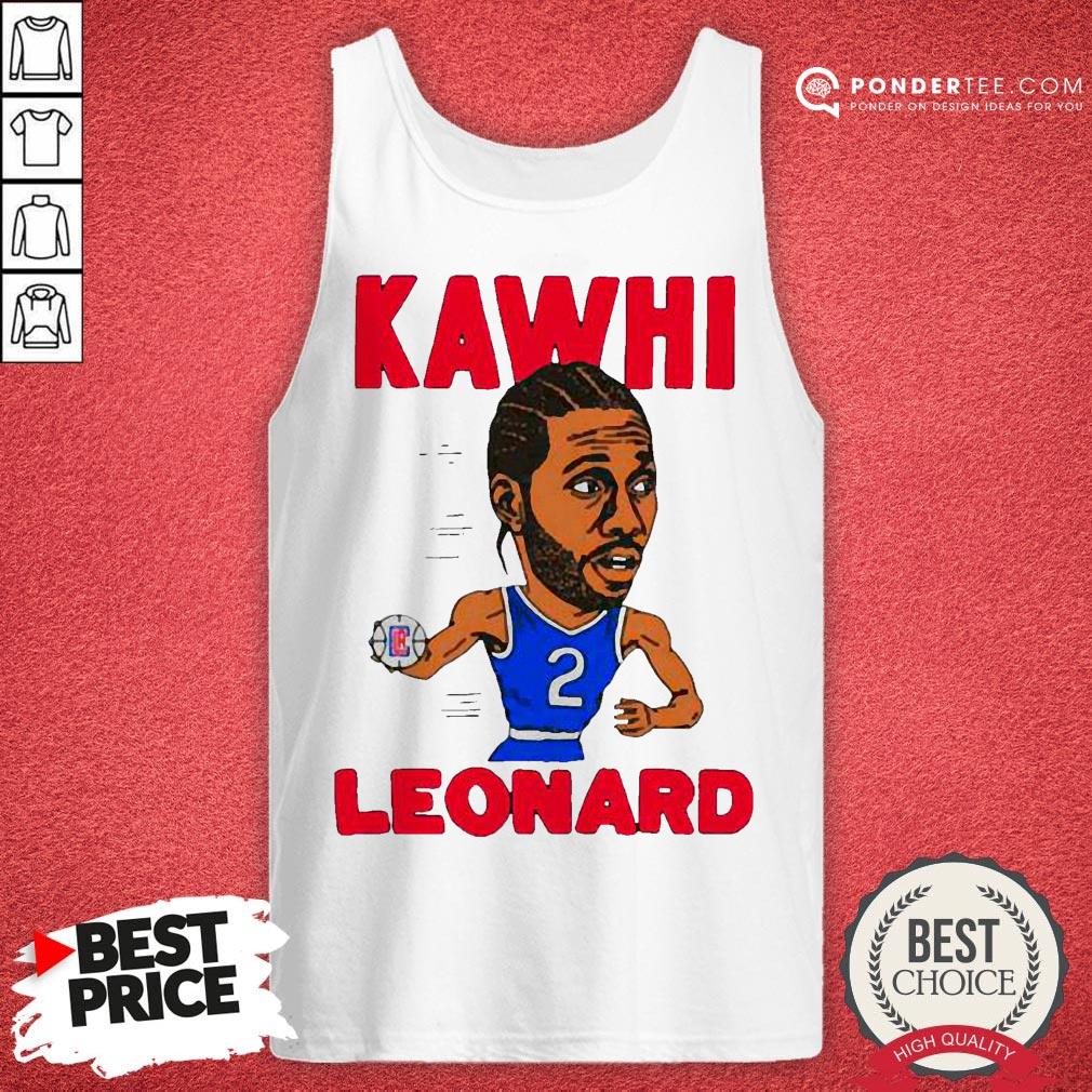 02nd Kawhi Leonard Los Angeles Clippers Shirt - Image 2