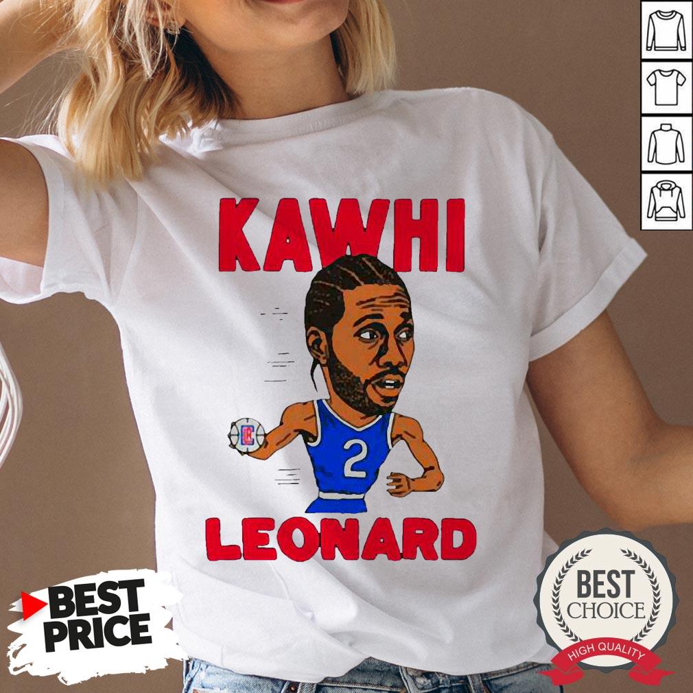 02nd Kawhi Leonard Los Angeles Clippers Shirt - Image 3