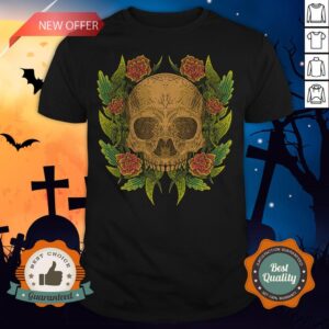 Sugar Skull Flower Dia De Muertos Day Of The Dead Shirt