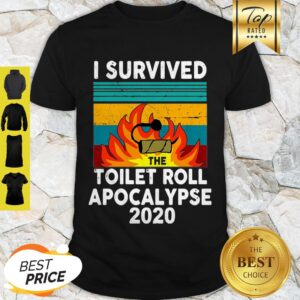 Vintage I Survived The Toilet Paper Apocalypse 2020 Shirt