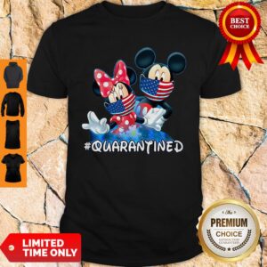 Disney Mickey And Minnie #Quarantined Shirt