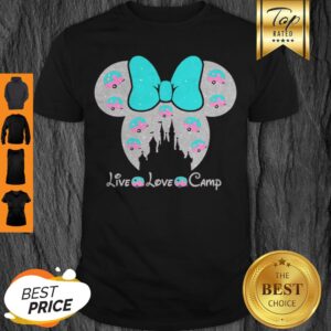 Disney Minnie Mouse Live Love Camp Shirt