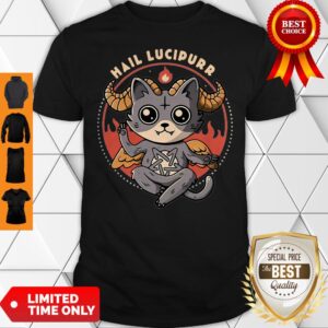 Official Satan Cat Hail Lucipurr Cat Lovers Shirt