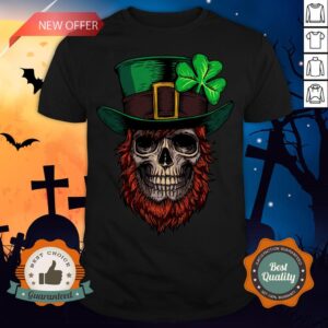 Saint Patrick's Skull Man Day Of Dead Muertos Shirt