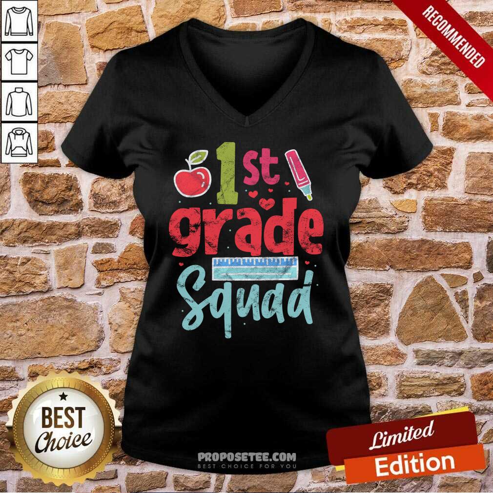 1st Grade Squad Apple Shirt - Image 4