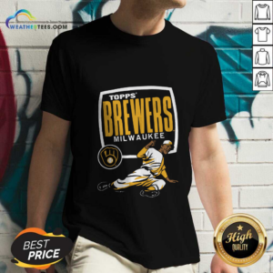 Alternative view of Topps Milwaukee Brewers Baseball T-Shirt