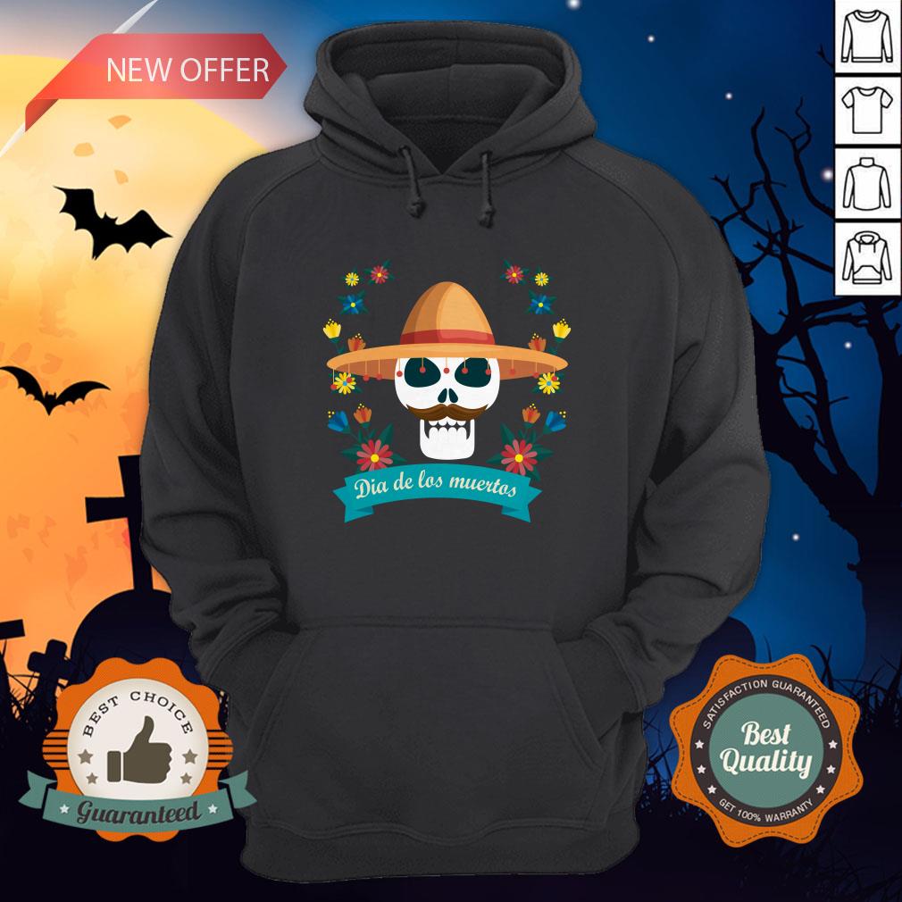 Sugar Skull Man Day Of Dead Dia De Muertos Shirt - Image 3