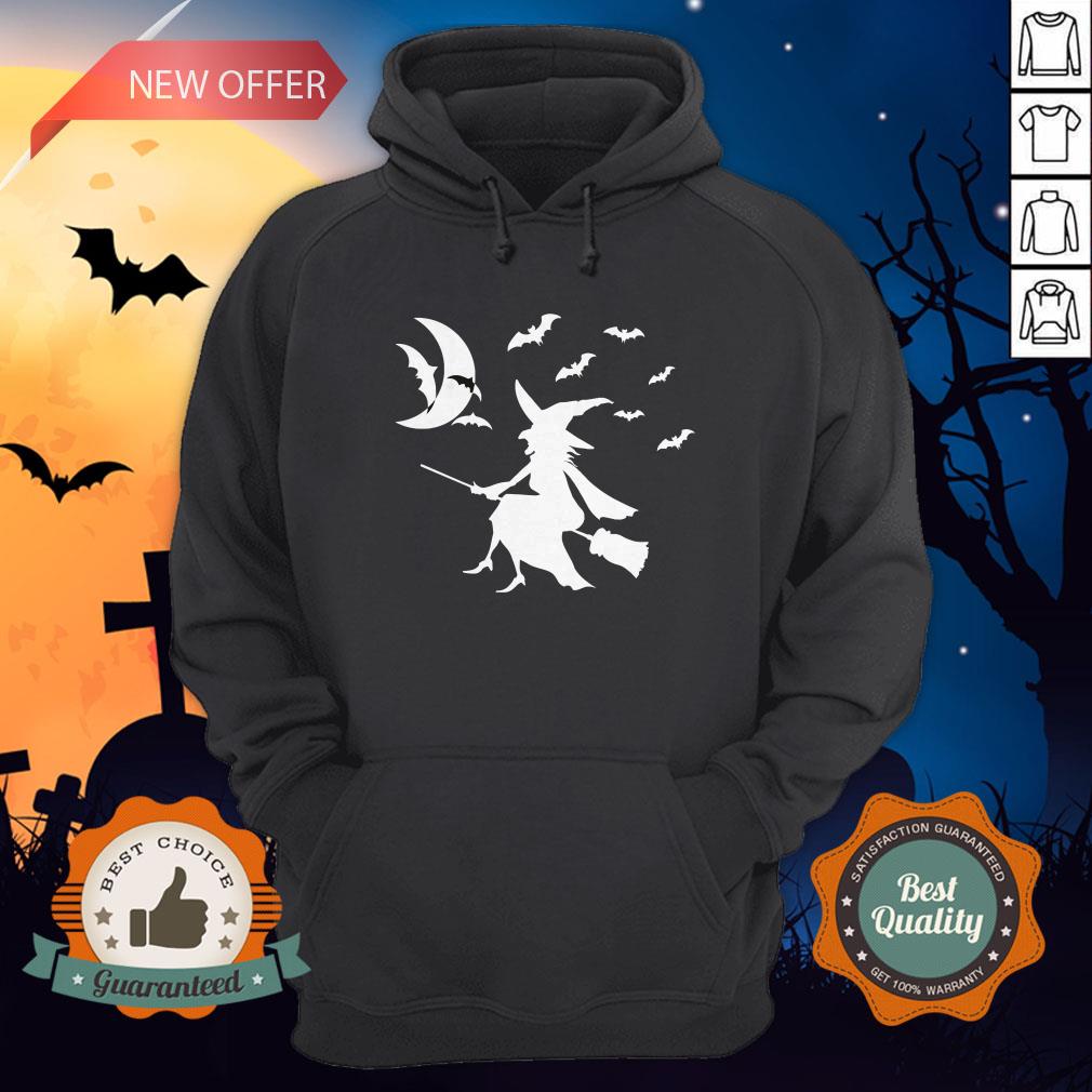 Happy Halloween Day Bats Witch Shirt - Image 3