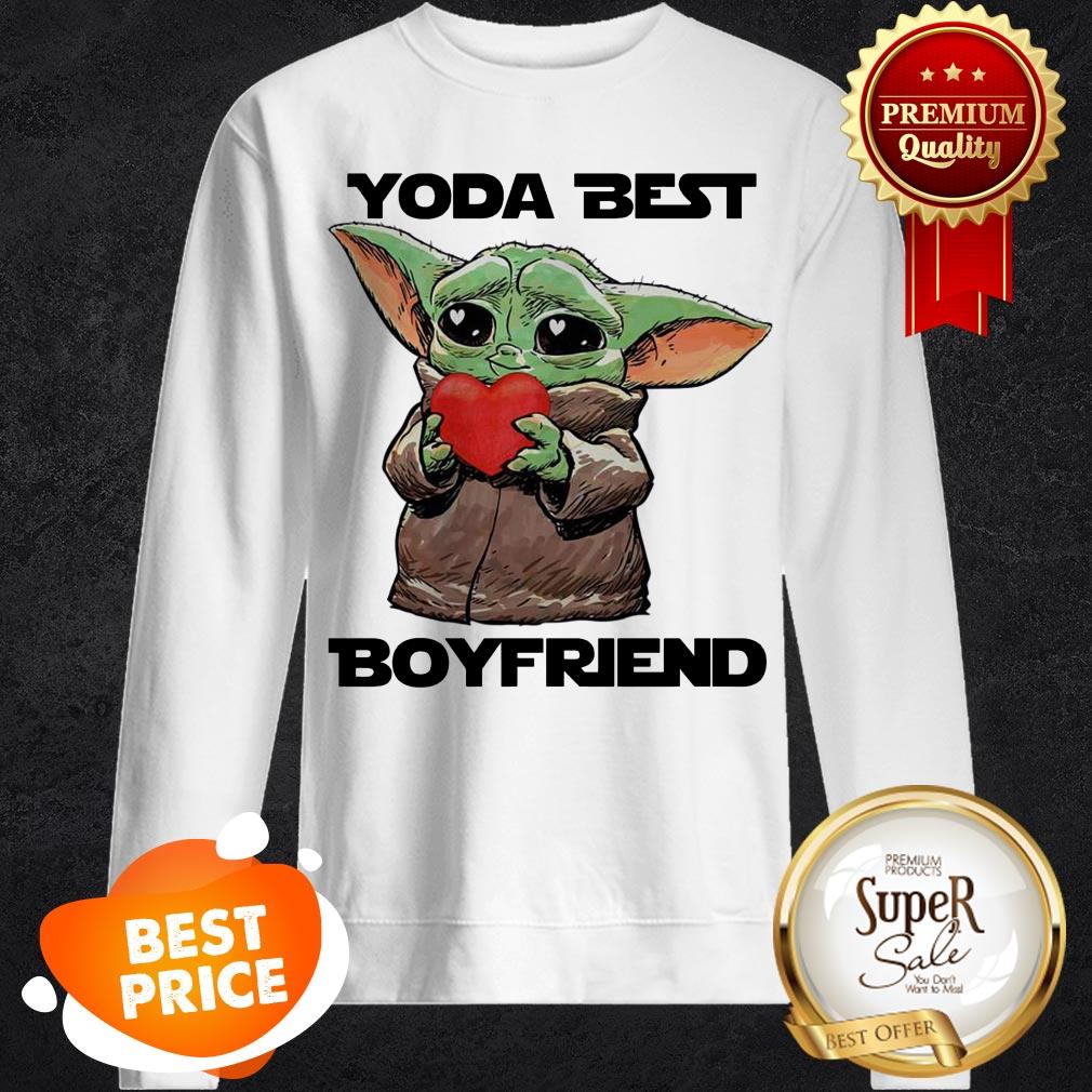 Baby Yoda Best Boyfriend Shirt - Image 4
