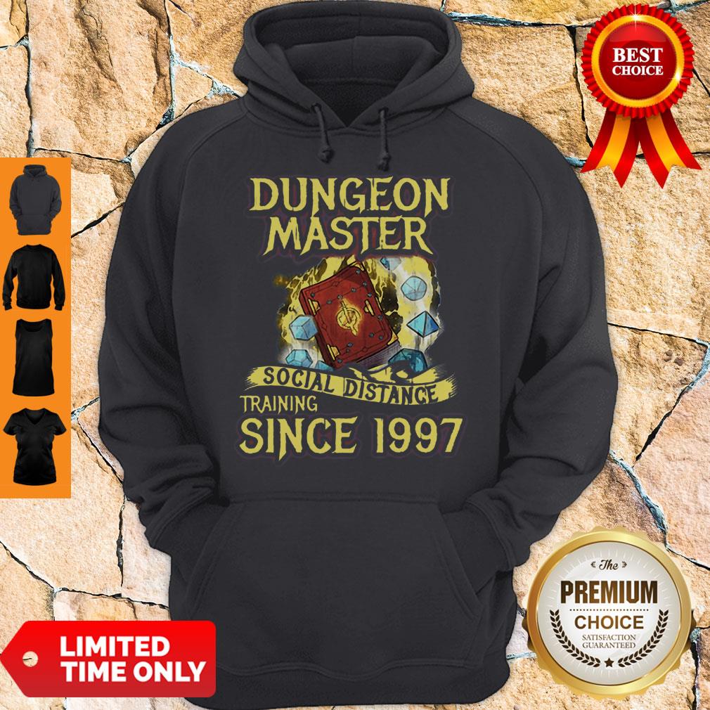 Dungeon Master Social Distance Training Since 1997 Shirt - Image 4