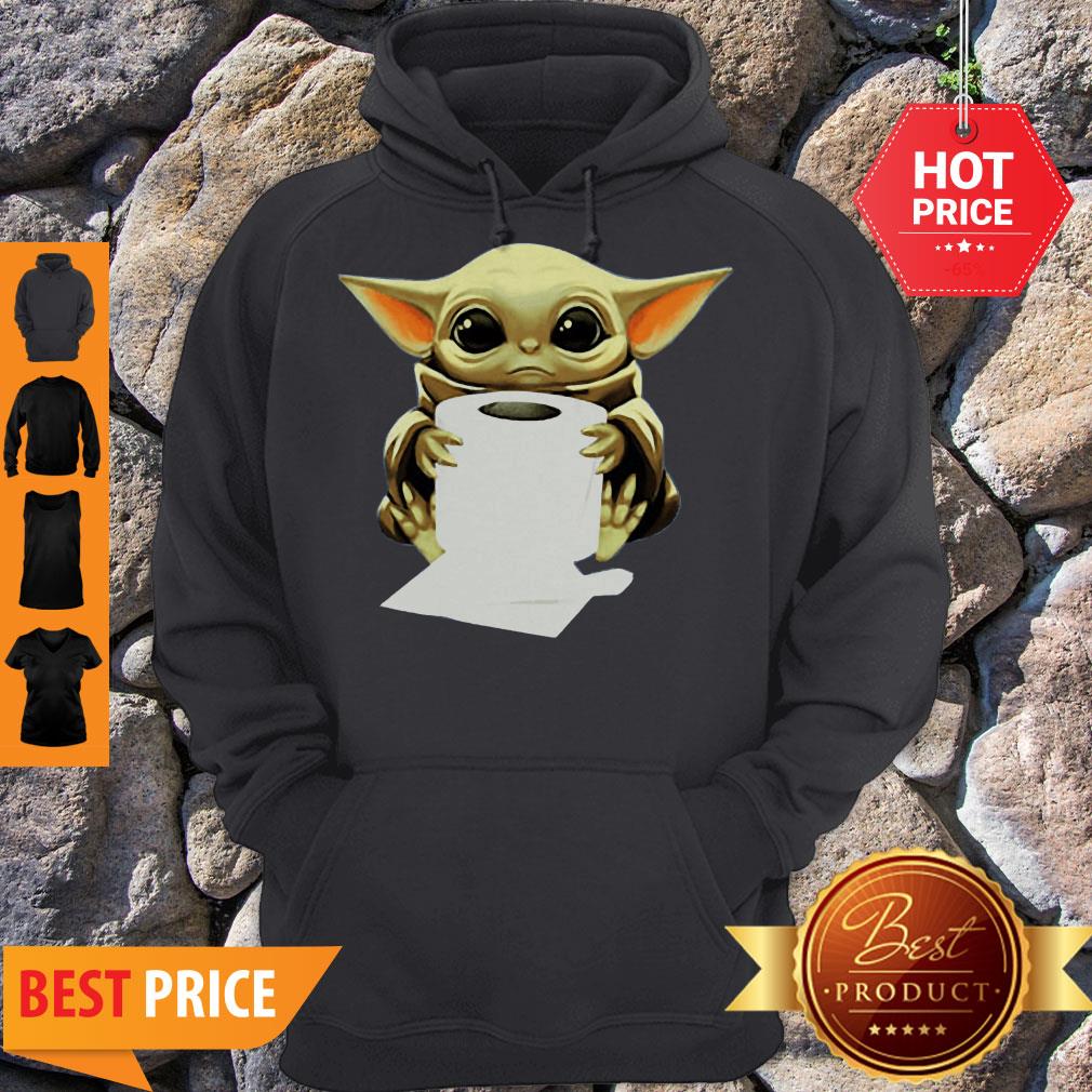 Official Baby Yoda Hug Toilet Paper Shirt - Image 3