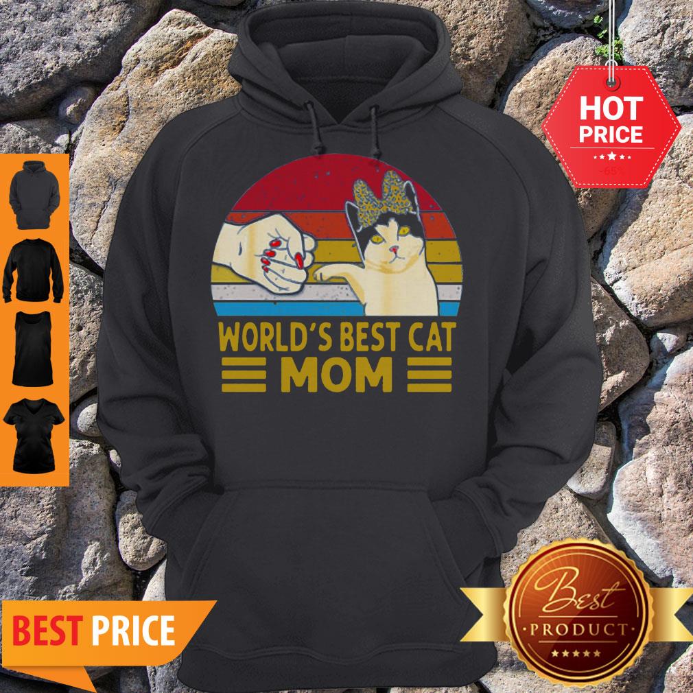 Vintage World’s Best Cat Mom Shirt - Image 4