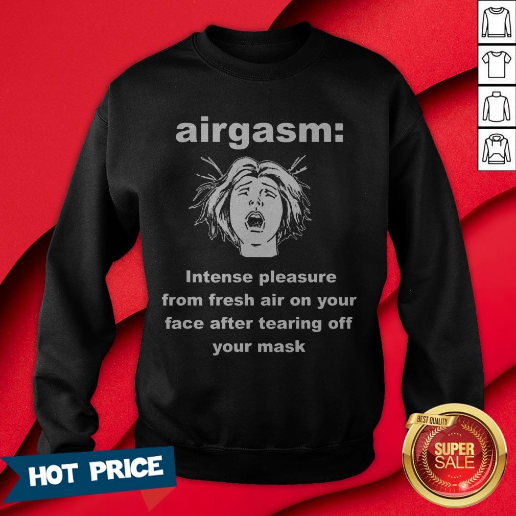 2020 Airgasm Funny Mask Freedom Design T-Shirt - Image 4
