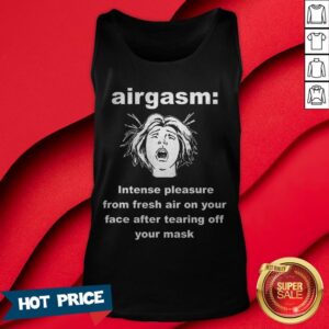 Alternative view of 2020 Airgasm Funny Mask Freedom Design T-Shirt