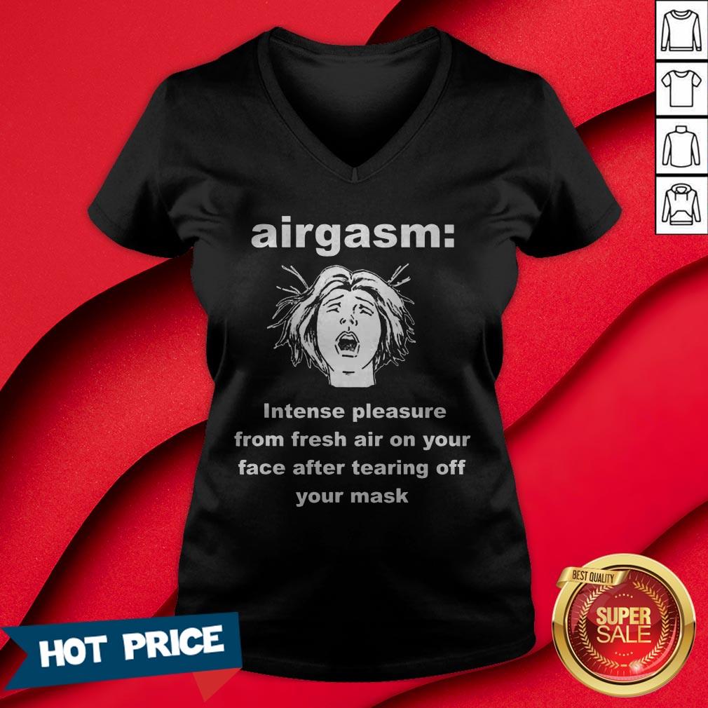 2020 Airgasm Funny Mask Freedom Design T-Shirt - Image 3