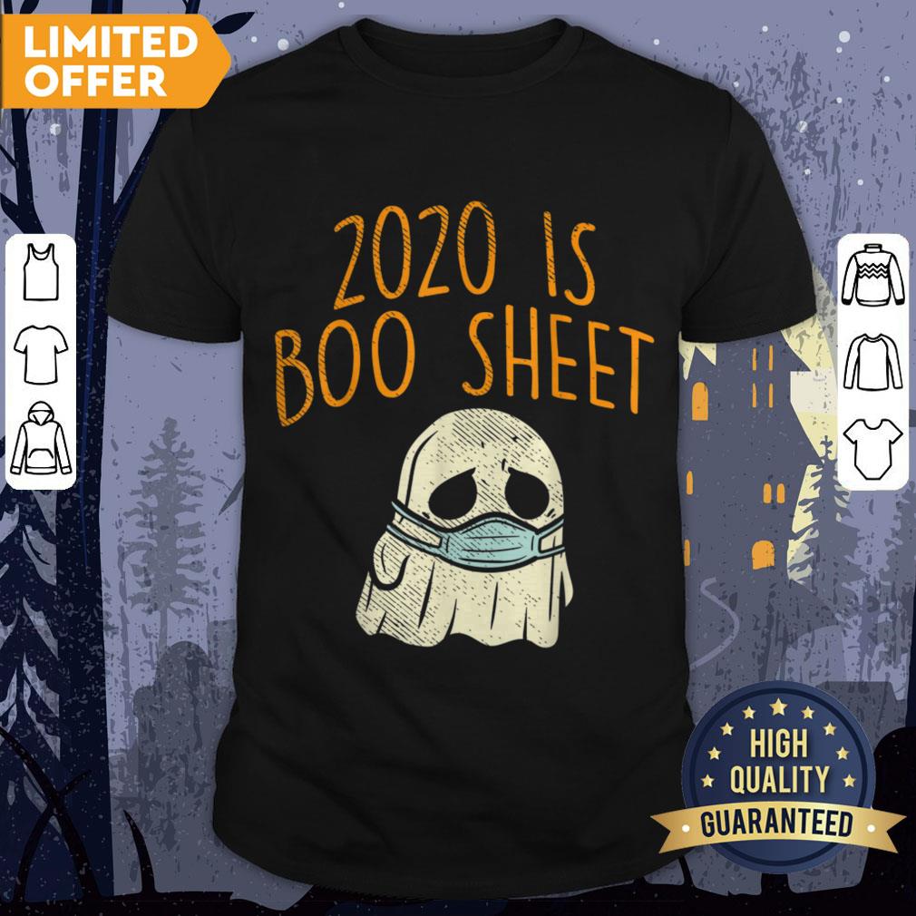 2020 Boo Sheet Face Mask Ghost Halloween Quarantine Bad Year Shirt