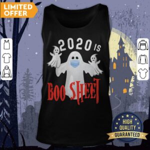 Alternative view of 2020 Is Boo Sheet Funny Last Minute Halloween Costume T-Shirt