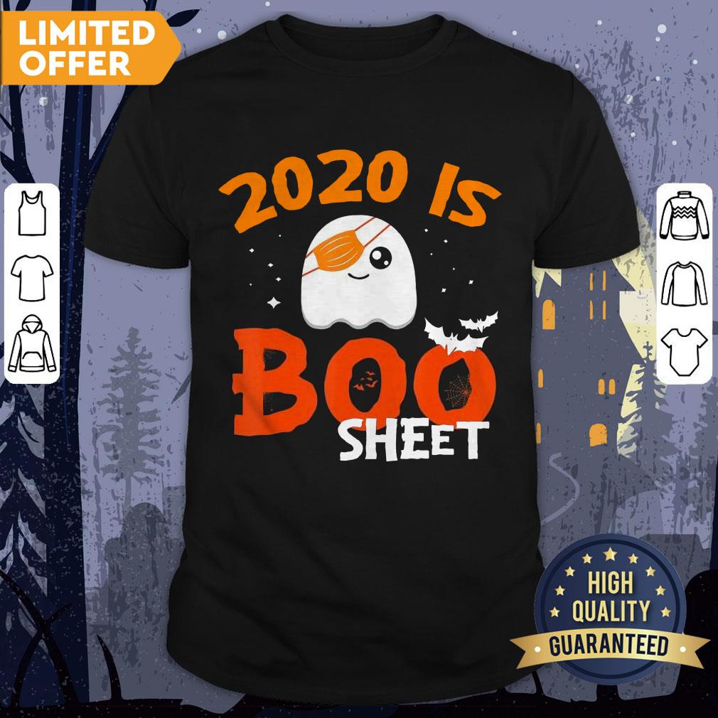 2020 Is Boo Sheet This Is Boo Sheet Boo Halloween Ghost Mask T-Shirt