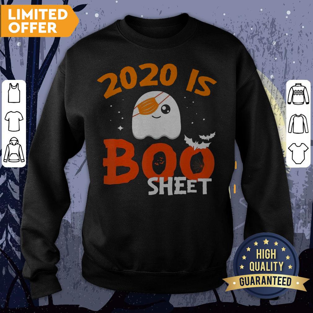 2020 Is Boo Sheet This Is Boo Sheet Boo Halloween Ghost Mask T-Shirt - Image 4