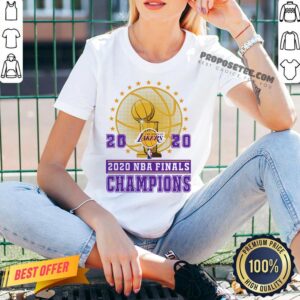 Alternative view of 2020 Los Angeles Lakers Nba Finals Champions Shirt