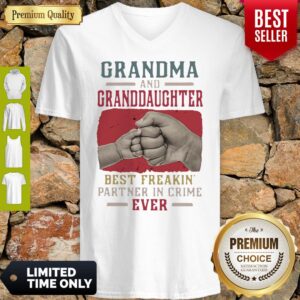 Alternative view of Grandma And Granddaughter Best Freakin Partner In Crime Vintage Shirt