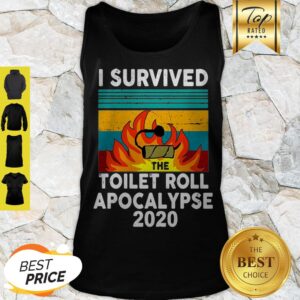 Alternative view of Vintage I Survived The Toilet Paper Apocalypse 2020 Shirt