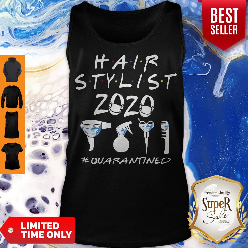 Hair Stylist 2020 #Quarantined Coronavirus Shirt - Image 5