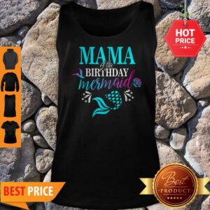 Alternative view of Beautiful Mama Of The Birthday Mermaid Matching Family Shirt