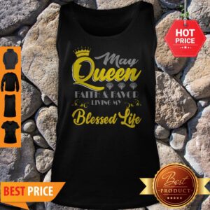 Alternative view of June Queen Faith And Favor Living My Blessed Life Shirt