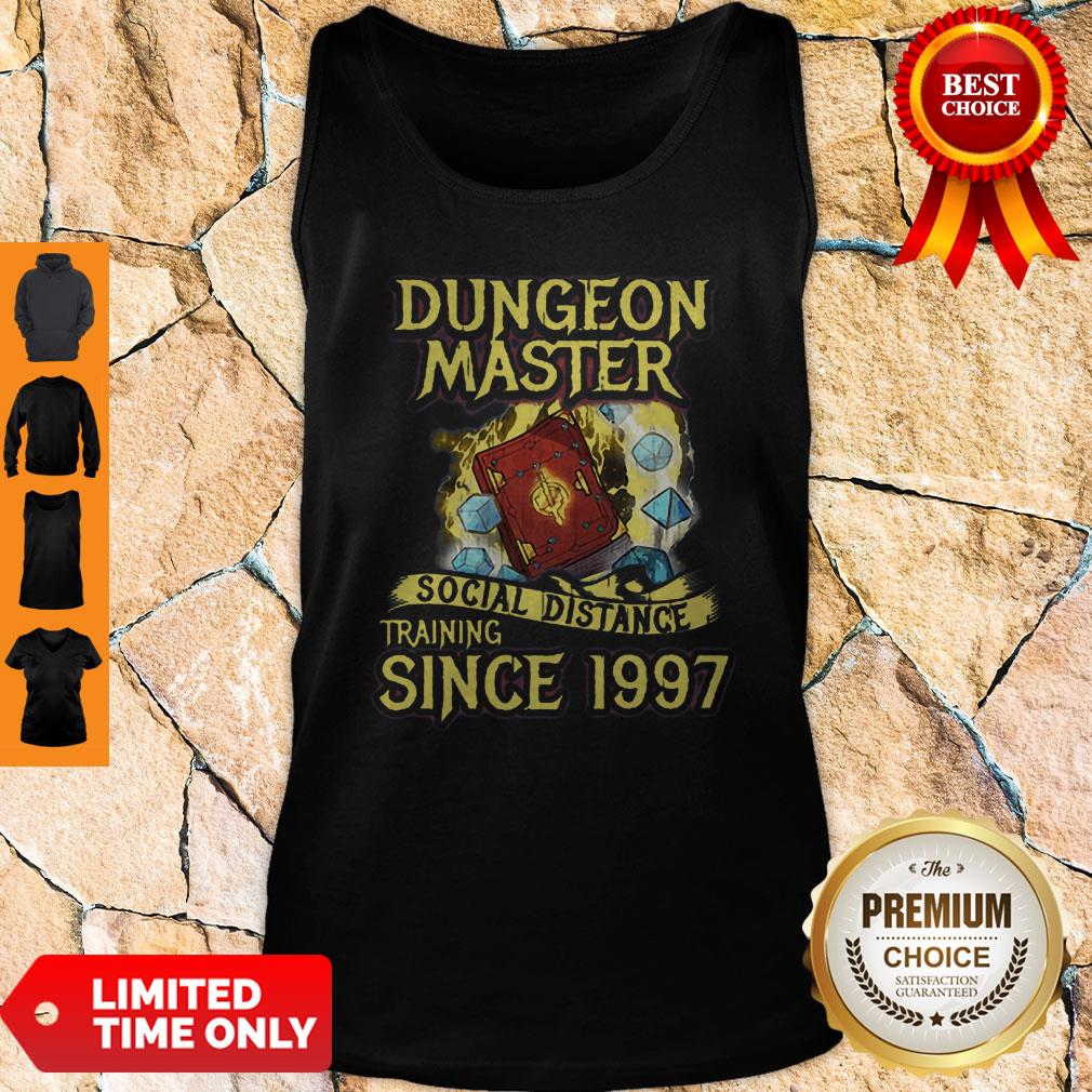 Dungeon Master Social Distance Training Since 1997 Shirt - Image 3
