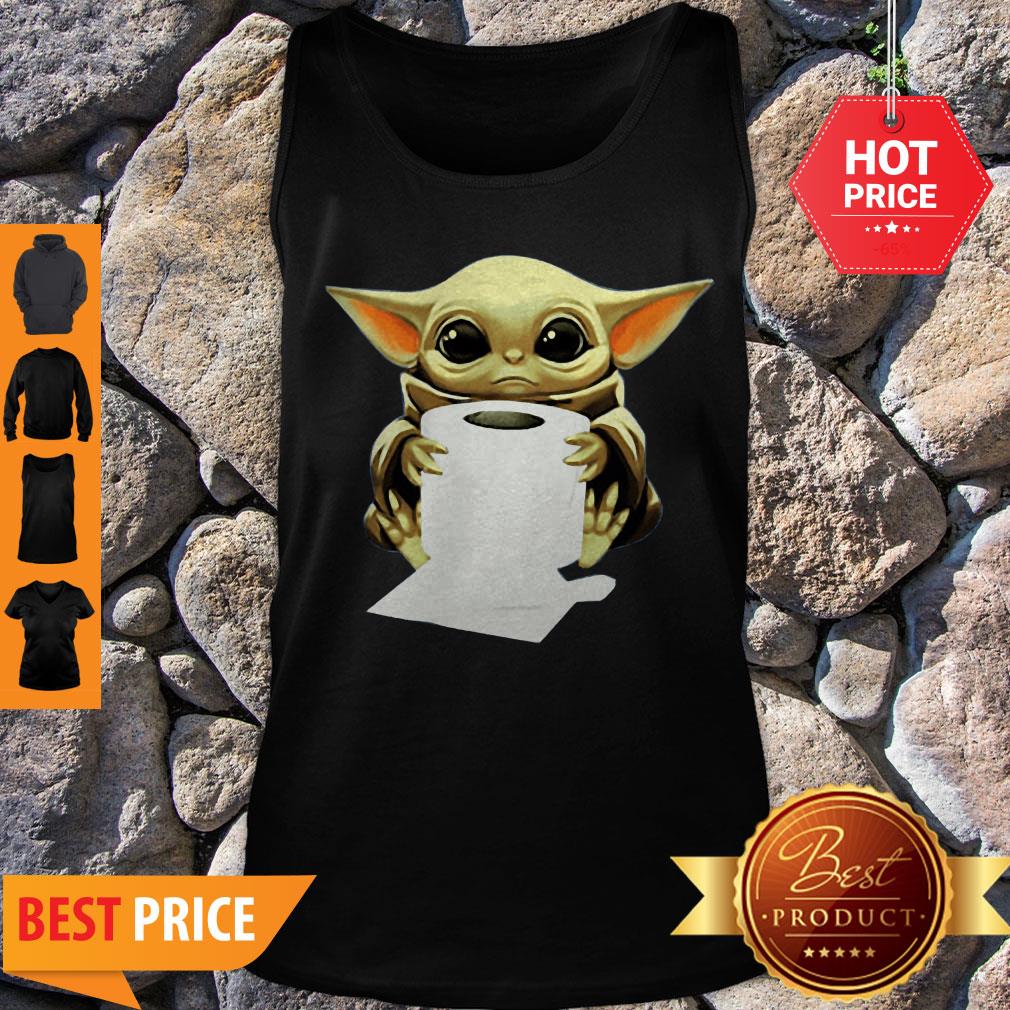 Official Baby Yoda Hug Toilet Paper Shirt - Image 2