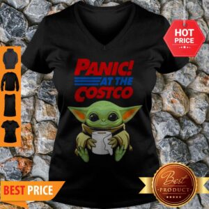 Alternative view of Baby Yoda Hug Paper Toilet Panic At The Costco Coronavirus Shirt