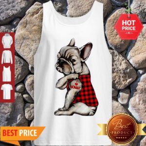 Alternative view of French Bulldog Tattoo I Love Mommy Animal Lover Shirt