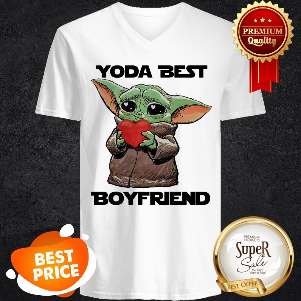 Baby Yoda Best Boyfriend Shirt - Image 5