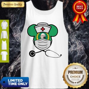 Alternative view of Mickey Nurse Face Mask George Washington Shirt