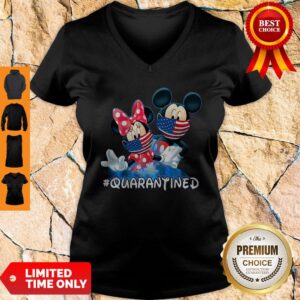 Alternative view of Disney Mickey And Minnie #Quarantined Shirt
