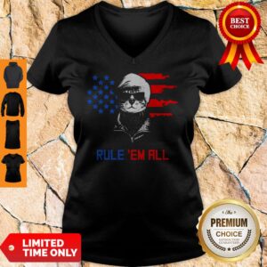 Alternative view of Nice Cat Donald Trump Rule Em All Shirt