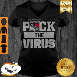 Alternative view of Puck The Virus New York Rangers Shirt