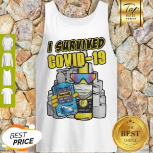 Alternative view of Official I Survived Covid 19 Shirt