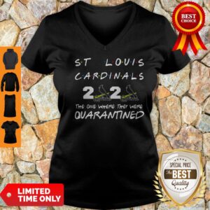 Alternative view of St. Louis Cardinals 2020 The One Where They Were Quarantined Coronavirus Shirt