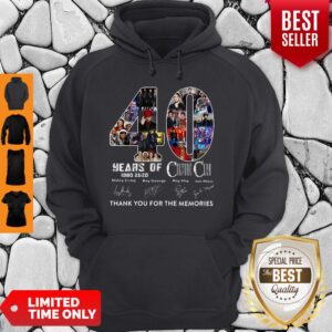 Alternative view of 40 Years Of Culture Club Thank You For The Memories Signatures Shirt