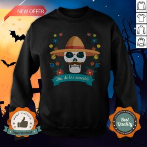 Alternative view of Sugar Skull Man Day Of Dead Dia De Muertos Shirt