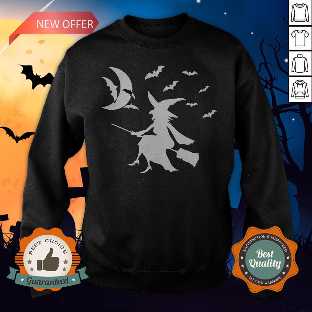 Happy Halloween Day Bats Witch Shirt - Image 2
