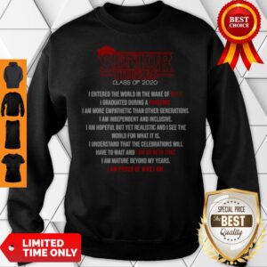 Alternative view of Senior Things Class Of 2020 I Am Proud Of Who I Am Shirt