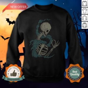 Alternative view of Skeleton Day Dead Muertos Halloween Shirt