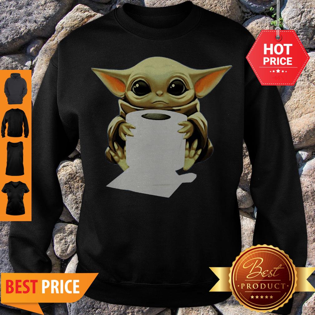 Official Baby Yoda Hug Toilet Paper Shirt - Image 5
