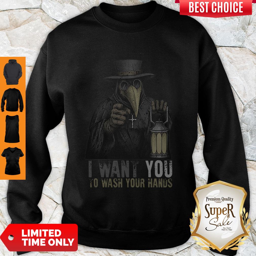 Plague Doctor I Want You To Wash Your Hands Coronavirus Shirt - Image 5