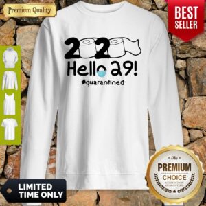 Alternative view of Official Nice 2020 Hello 29 #Quarantined Shirt