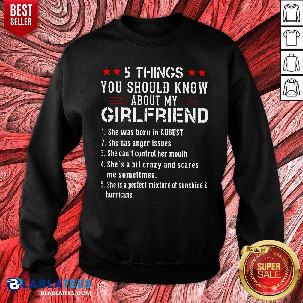 5 Things You Should Know About My Girlfriend Shirt - Image 4